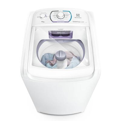 Máquina de Lavar Electrolux 11kg Branca Essential Care com Easy Clean e Filtro Fiapos (LES11)