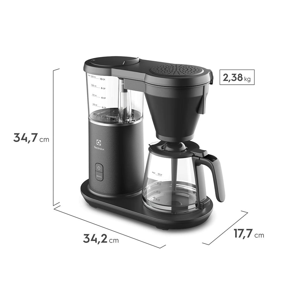 Cafeteira Elétrica Electrolux Automática 31 Xicaras Expert com Tecnologia PerfectSense Preta (CMP70) - 1
