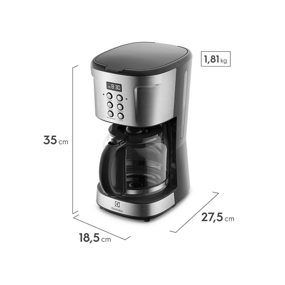 Cafeteira Elétrica Electrolux Digital 38 Xícaras Experience Programável com Timer Cor Inox (ECM30) - 2