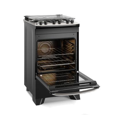 Fogão 4 bocas Electrolux Preto Experience com Mesa Inox, Timer e Tripla Chama (FE4TP)