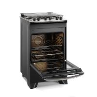 Fogão 4 bocas Electrolux Preto Experience com Mesa Inox, Timer e Tripla Chama (FE4TP)