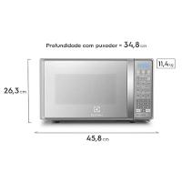 Micro-ondas Electrolux 20L cor Inox Espelhado com Função Tira Odor (MT30S) - 2