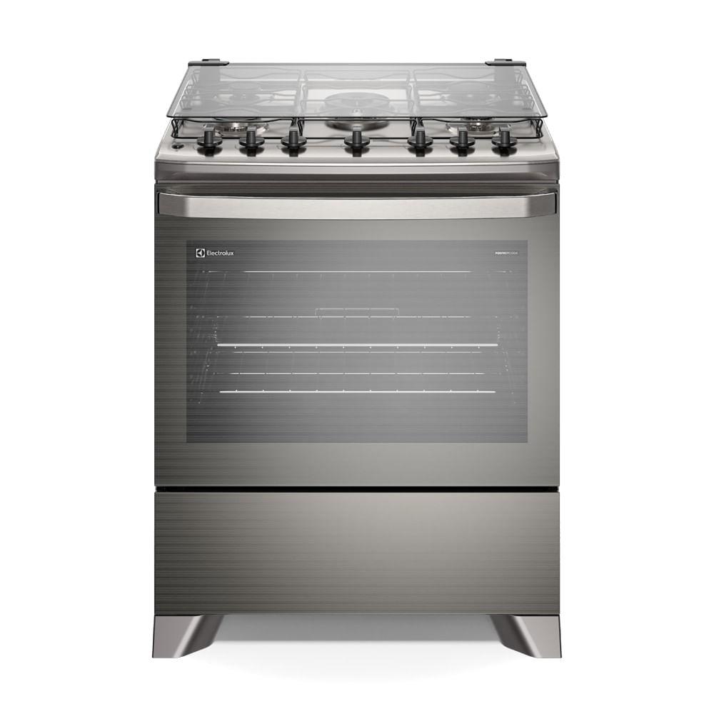 Fogão 5 bocas Electrolux Cinza Experience com Mesa Inox, Timer e Tripla Chama (FE5TC) - 1