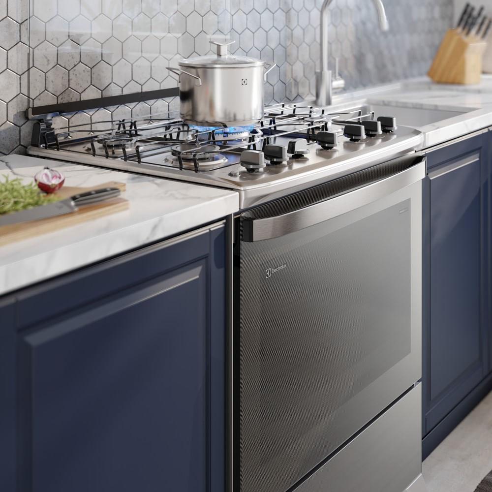 Fogão 5 bocas Electrolux Cinza Experience com Mesa Inox, Timer e Tripla Chama (FE5TC) - 10