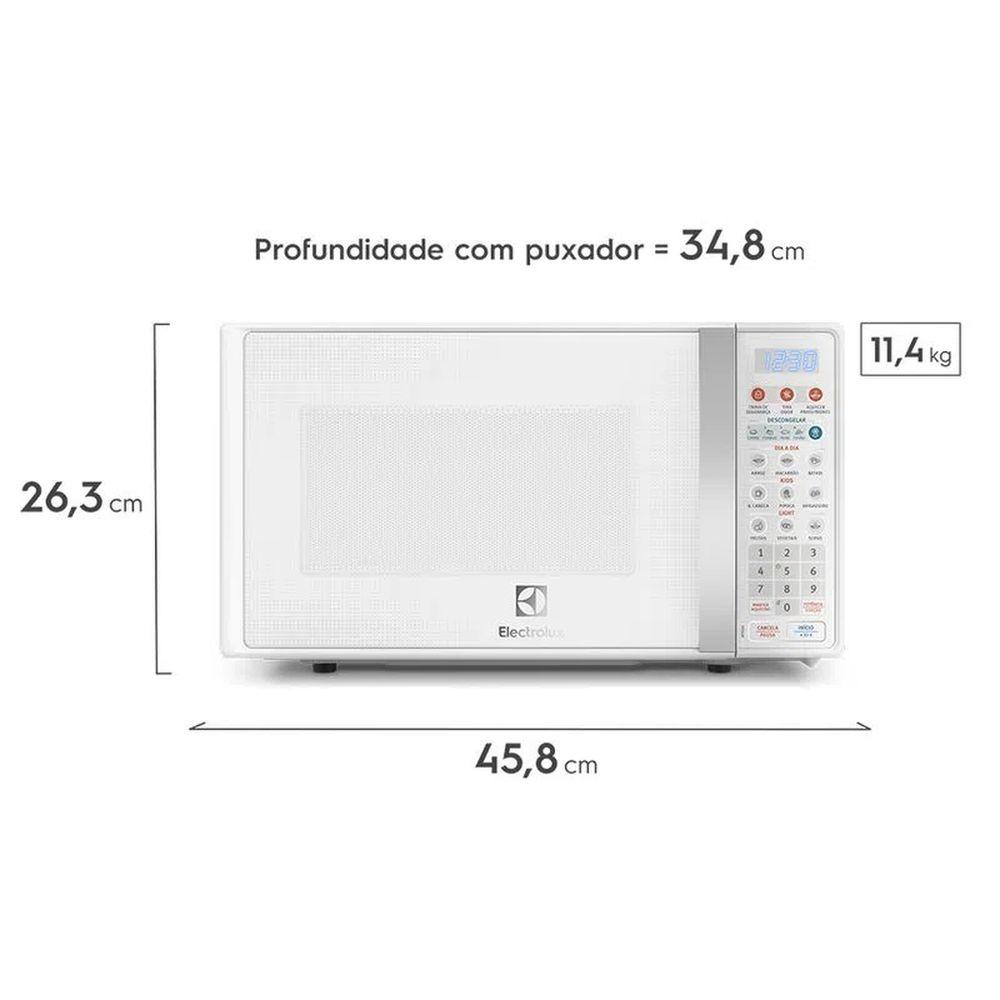 Micro-ondas Electrolux 20L Branco com Função Tira Odor e Descongelar (MTO30) - 1