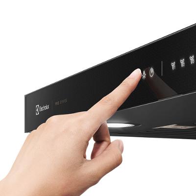 Coifa de Ilha Electrolux 90cm Preta Pro Series com Painel Touch e Filtro Baffle (90CIV)