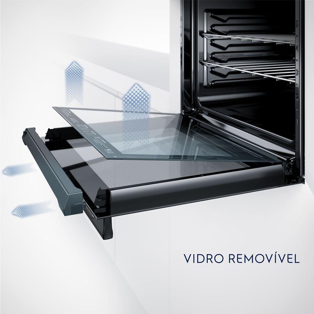 Forno de Embutir Electrolux Elétrico 80L Expert com VaporBake e Wi-fi Cinza (OE8EW) - 7