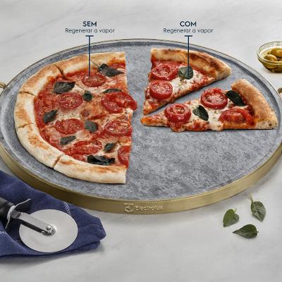 Forno de Embutir Electrolux Elétrico 80L Expert com VaporBake e Wi-fi Cinza (OE8EW)