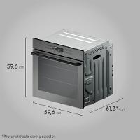 Forno de Embutir Electrolux Elétrico 80L Expert com VaporBake e Wi-fi Cinza (OE8EW) - 2