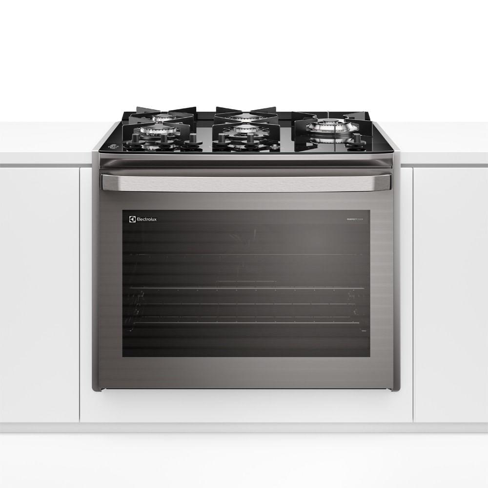 Fogão de Embutir 5 bocas Electrolux Cinza Experience Mesa de Vidro e Grill (FE5EC) - 1