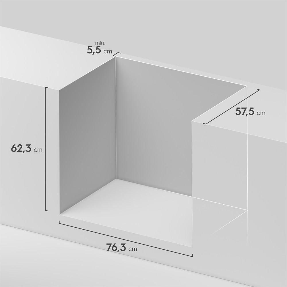 Fogão de Embutir 5 bocas Electrolux Cinza Experience Mesa de Vidro e Grill (FE5EC) - 2
