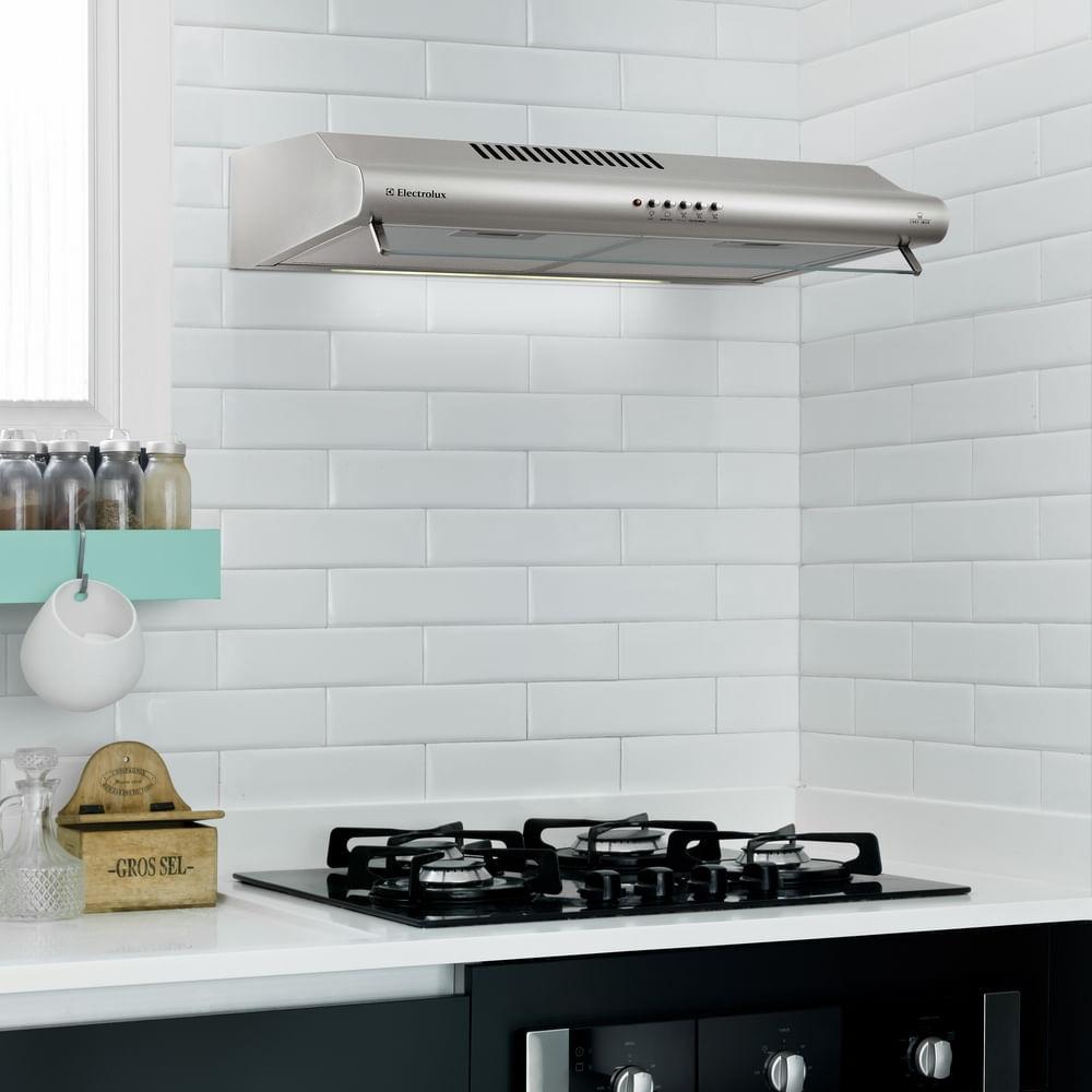 Depurador de Ar Parede Electrolux 60cm Inox com Filtro Lavável e Máscara Captadora de Ar (DE60X) - 5