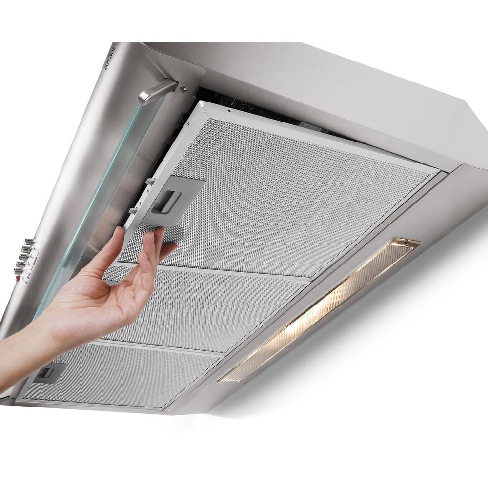 Depurador de Ar Parede Electrolux 80cm Inox com Filtro Lavável e Máscara Captadora de Ar (DE80X) - 4