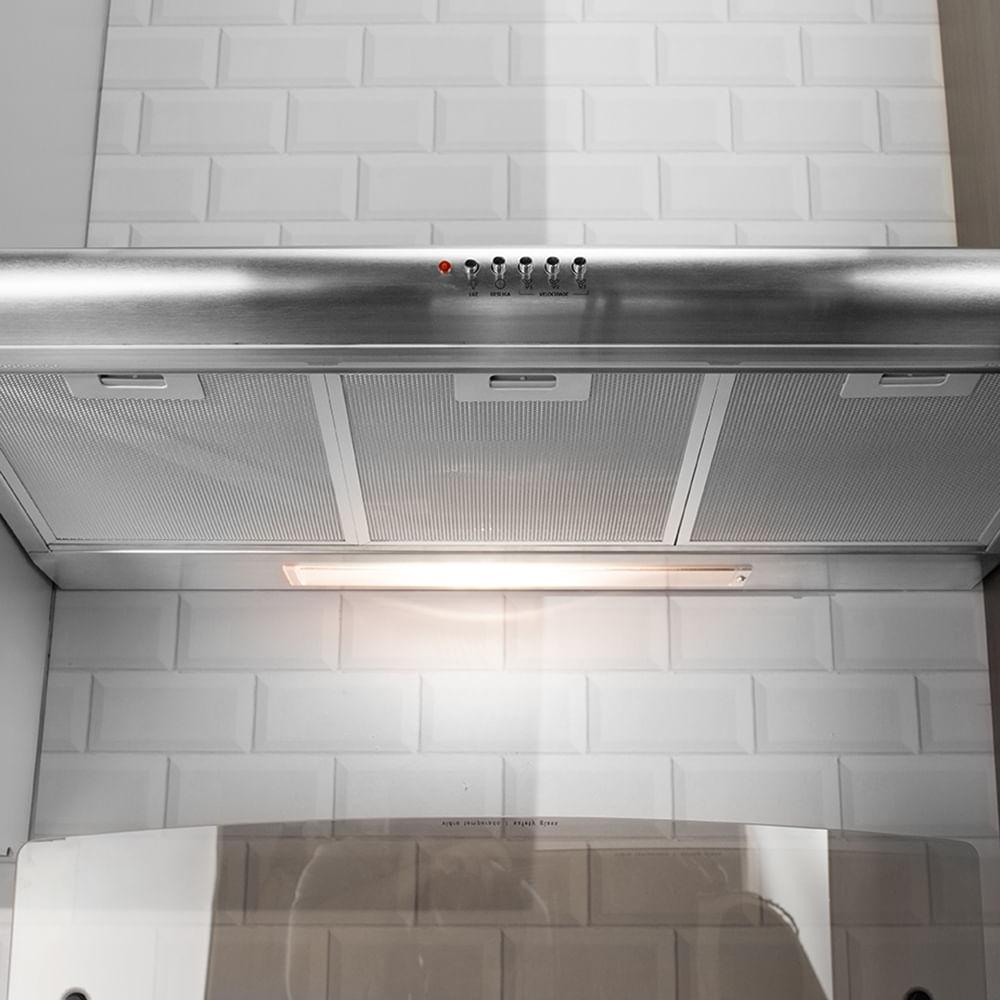 Depurador de Ar Parede Electrolux 80cm Inox com Filtro Lavável e Máscara Captadora de Ar (DE80X) - 10