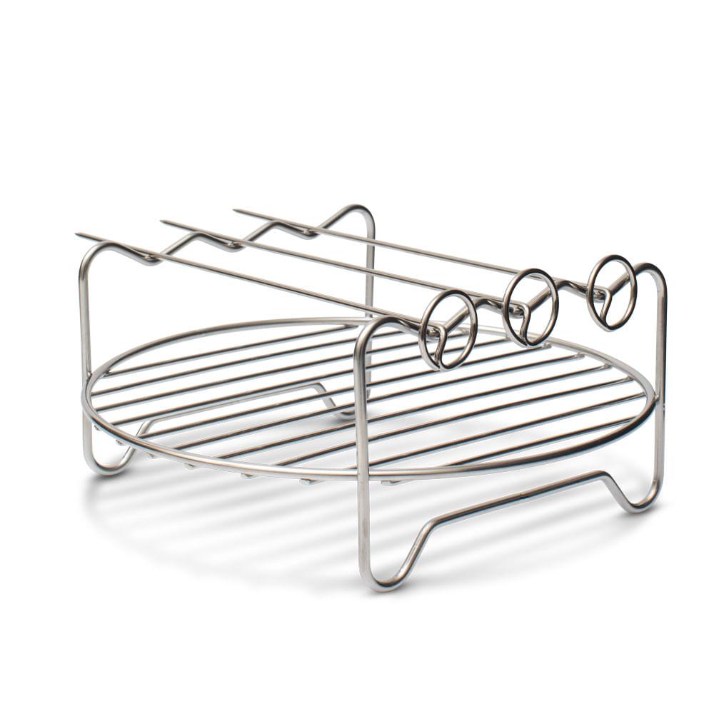 Acessórios para Air Fryer Electrolux Forma, Grelha, 3 Espetos e 1 Fatiador em Espiral - 3