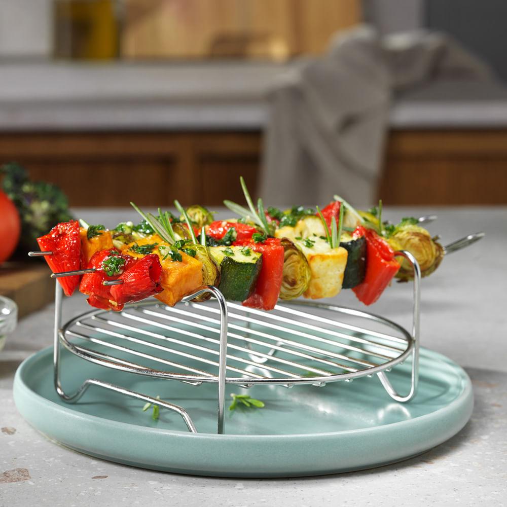 Acessórios para Air Fryer Electrolux Forma, Grelha, 3 Espetos e 1 Fatiador em Espiral - 8