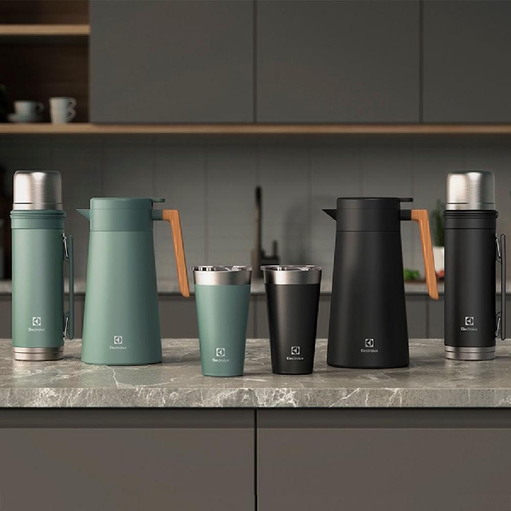 Garrafa Térmica Electrolux 1L Verde Sense To Go Antivazamentos - 8