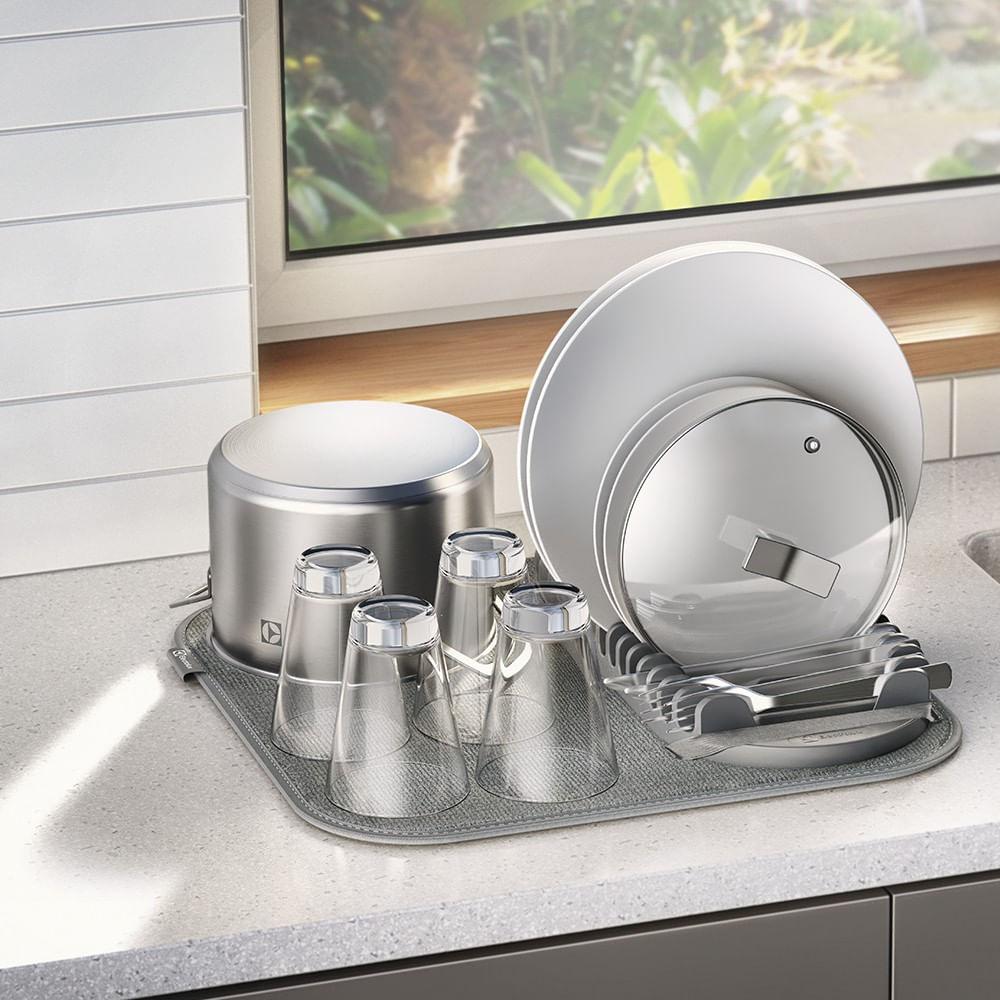 Escorredor de Louças Electrolux Top Dry com Tapete de Microfibra Dobrável - 1