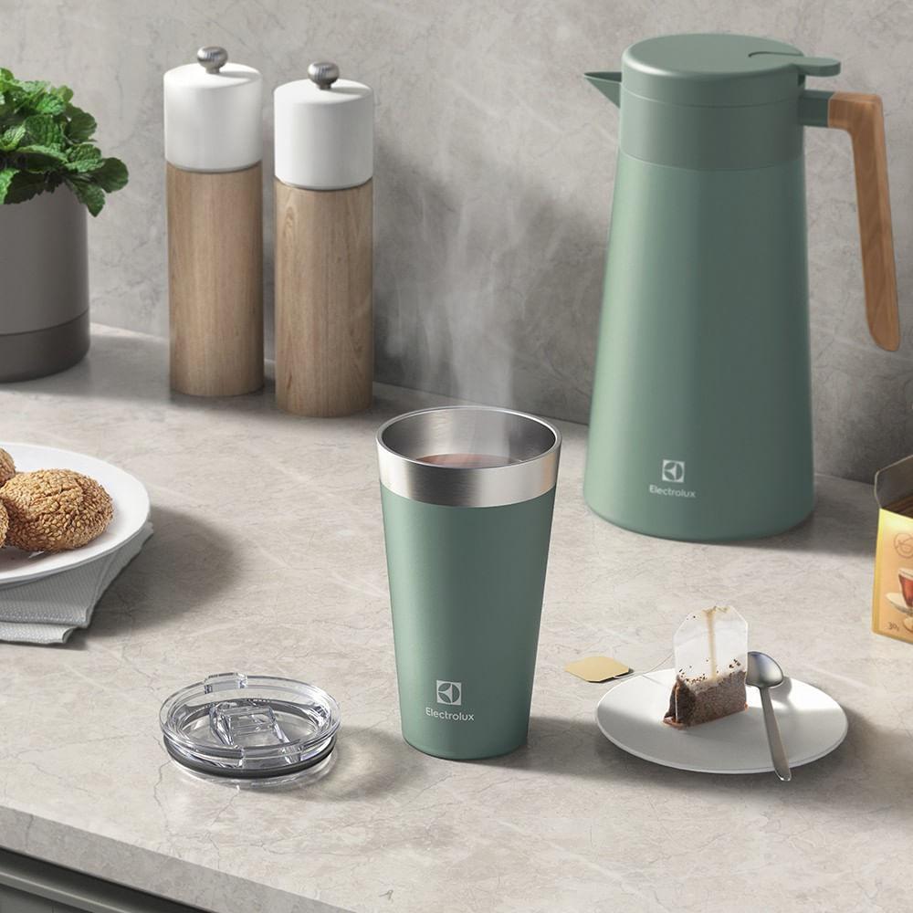 Copo Térmico Electrolux 560ml Verde Sense com Tampa Hermetica - 2