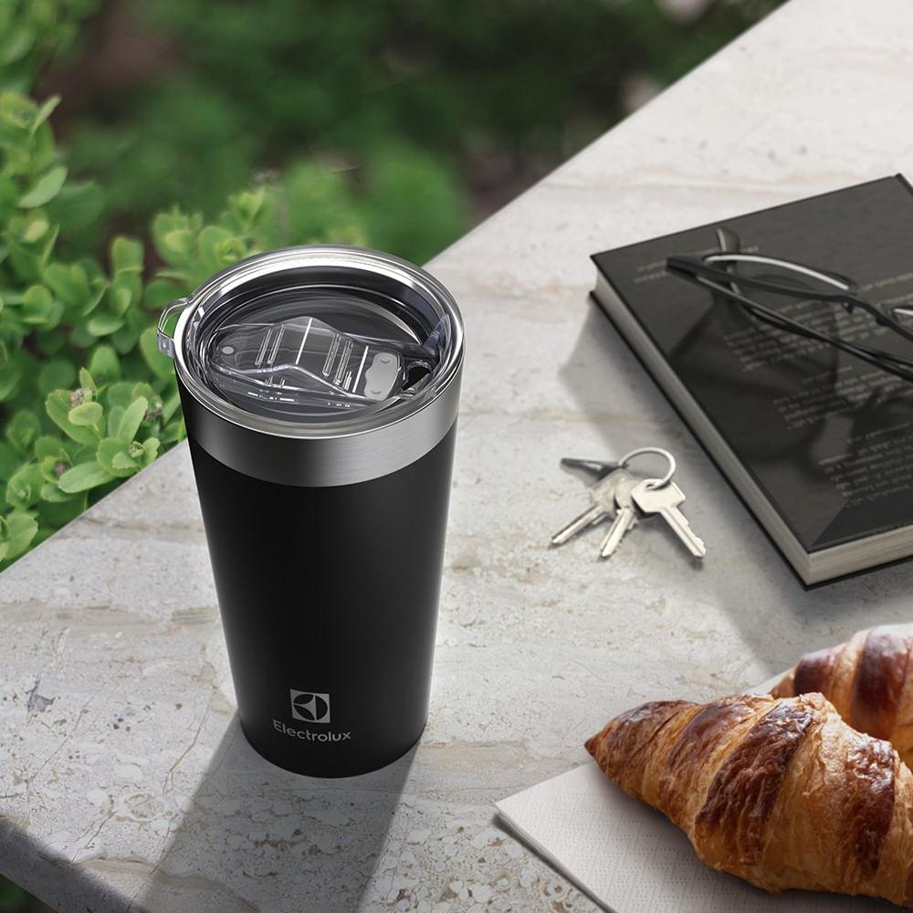 Copo Térmico Electrolux 560ml Preto Sense com Tampa Hermetica - 3