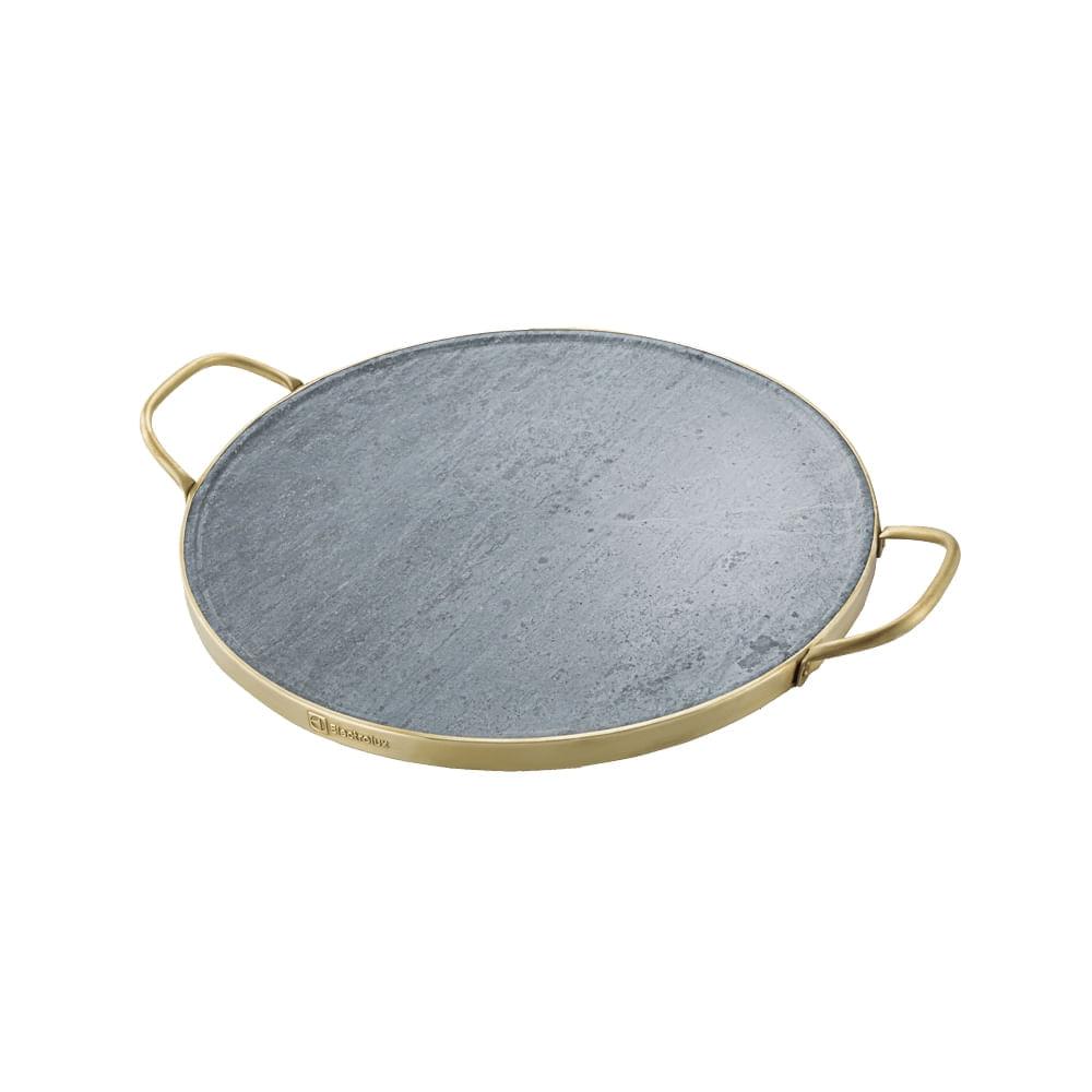 Pedra para Pizza Electrolux de Pedra Sabão com Alças de Cobre - 1