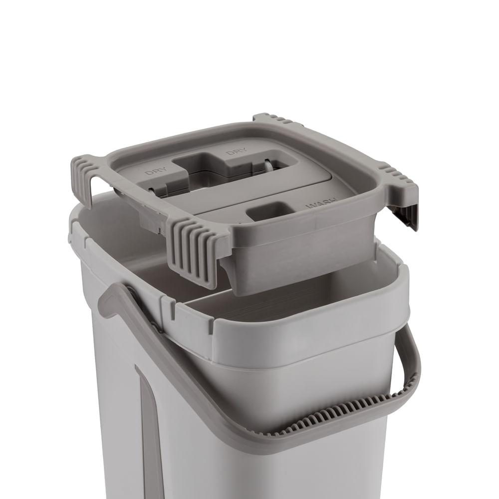 Mop Flat Lava e Seca Menalux com Refil Extra de Microfibra - 3