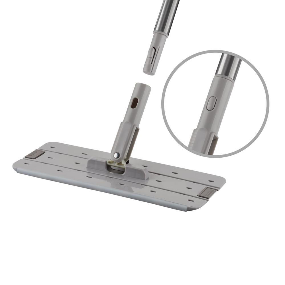 Mop Flat Lava e Seca Menalux com Refil Extra de Microfibra - 5