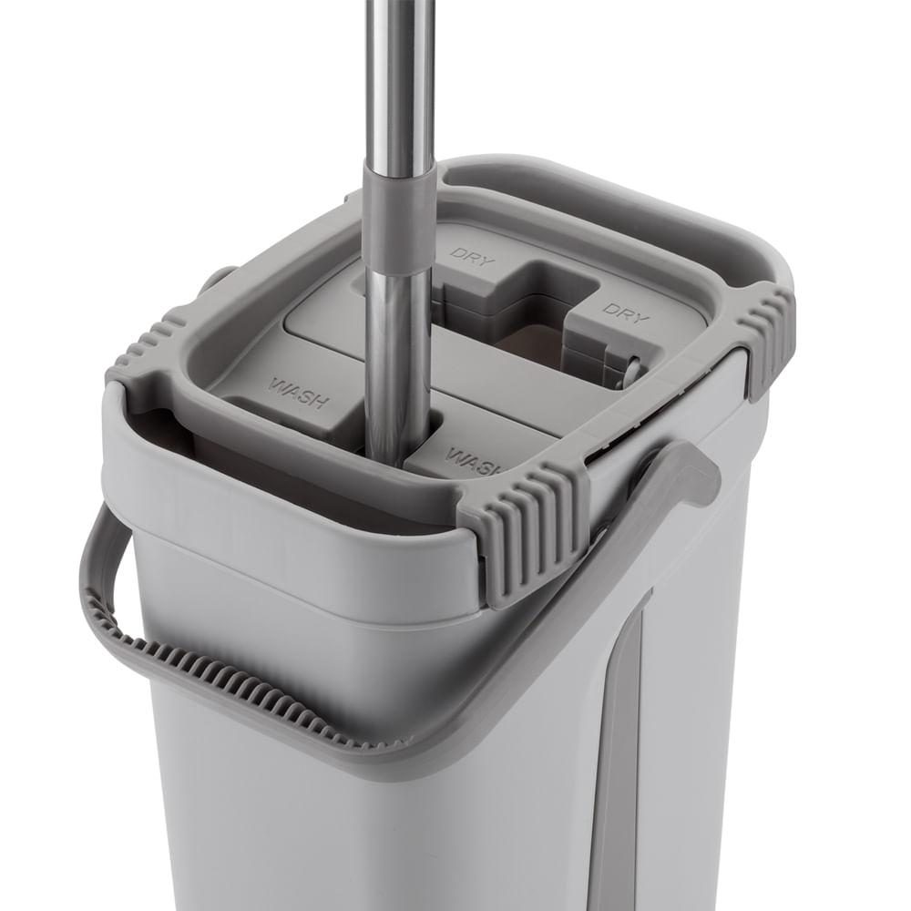 Mop Flat Lava e Seca Menalux com Refil Extra de Microfibra - 9