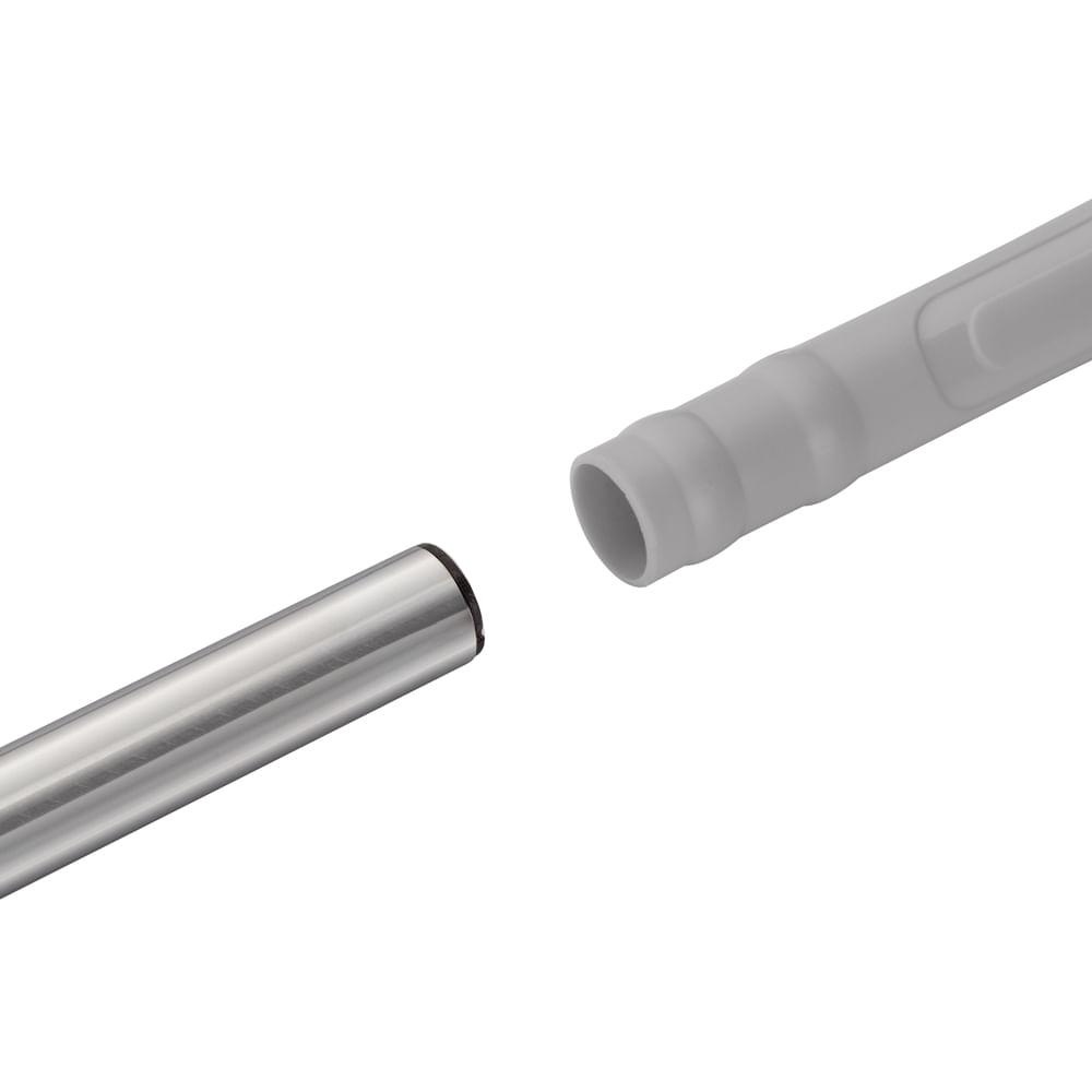 Mop Giratório Menalux com Cesto Inox e Refil Extra de Microfibra - 3