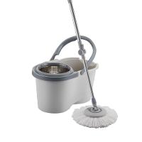 Mop Giratório Menalux com Cesto Inox e Refil Extra de Microfibra - 1