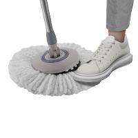 Mop Giratório Menalux com Cesto Inox e Refil Extra de Microfibra - 6