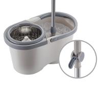 Mop Giratório Menalux com Cesto Inox e Refil Extra de Microfibra - 9