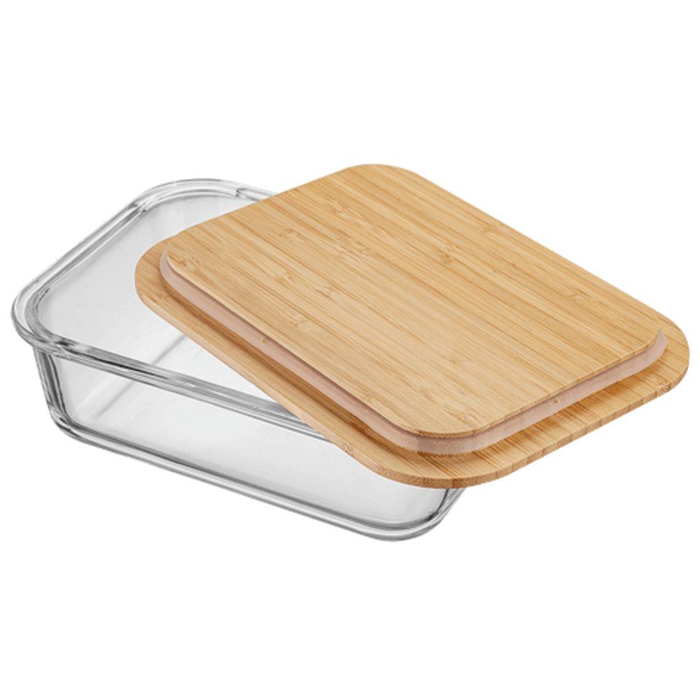 Potes Herméticos Refratários com Tampa de Bambu - 3