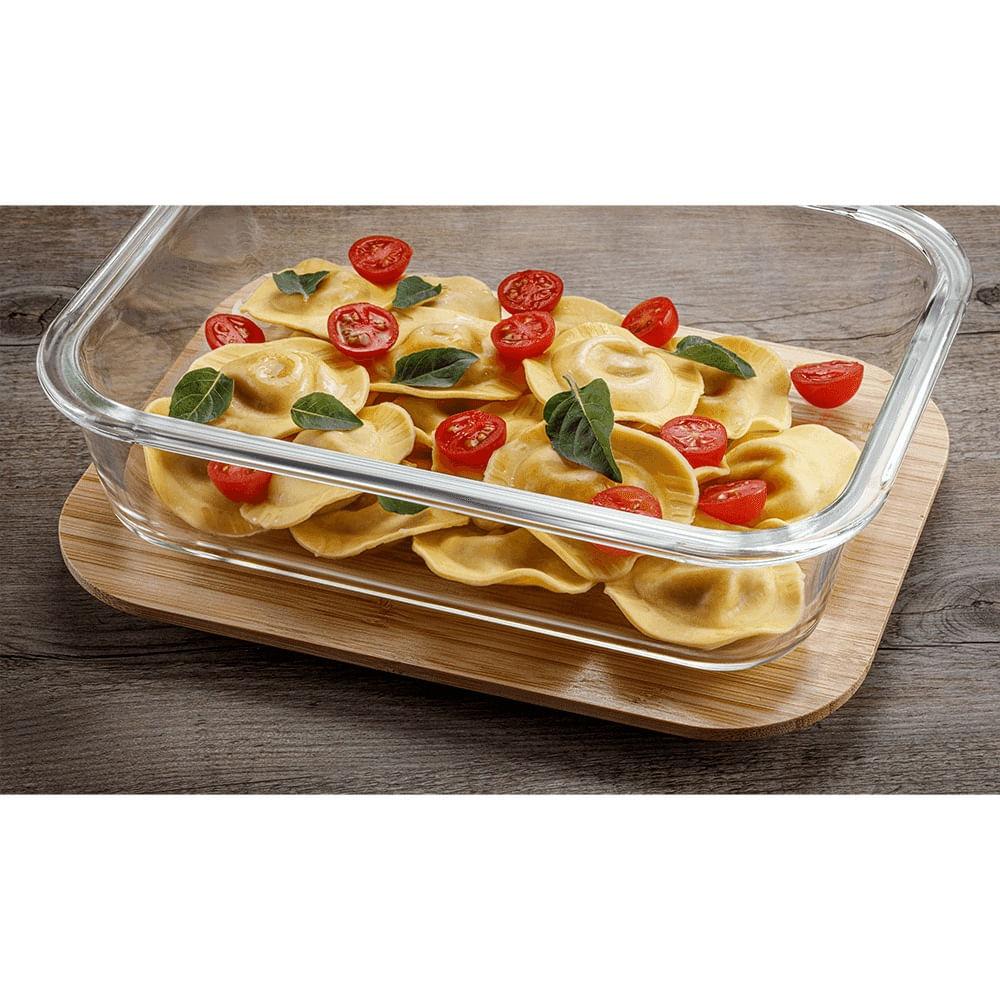 Potes Herméticos Refratários com Tampa de Bambu - 10