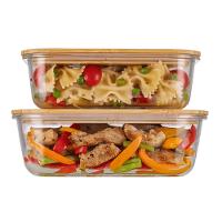 Potes Herméticos Refratários com Tampa de Bambu - 9