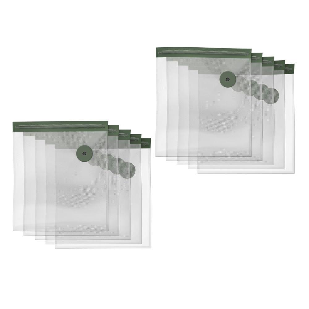 Sacos Herméticos Reutilizáveis Electrolux para Fechamento a Vácuo 10 Unidades - 1