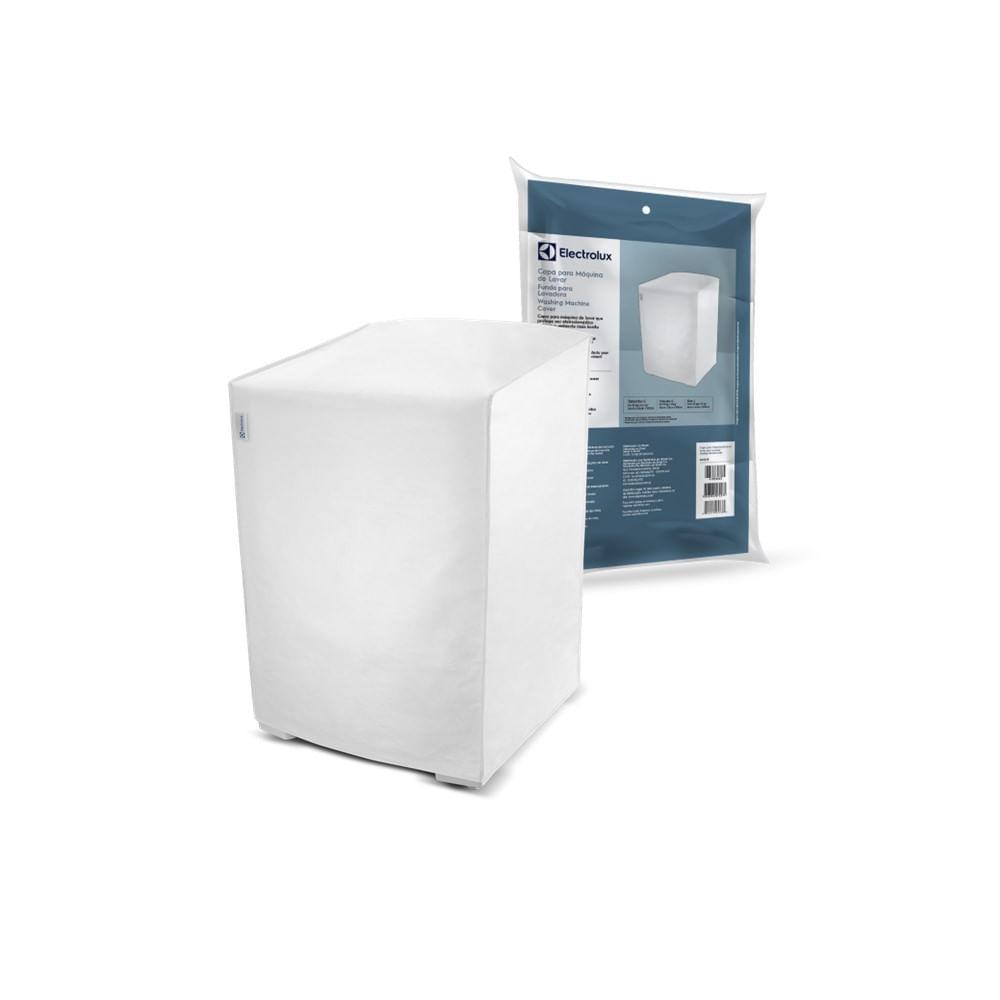 Capa para Máquina de Lavar Electrolux Branca 10kg a 16kg Tamanho G - 3