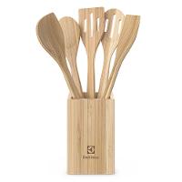 Conjunto de Utensílios de Bambu de 06 Peças - 1