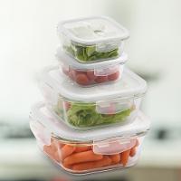 Potes Hérmeticos Electrolux de Vidro Quadrados 4 Unidades - 7