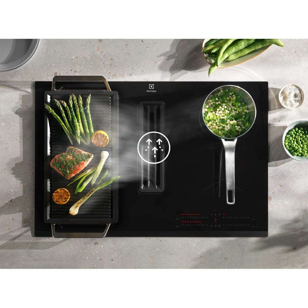 Cooktop de Indução 2 em 1 com Coifa Integrada Electrolux Expert (IE8CH) - 9