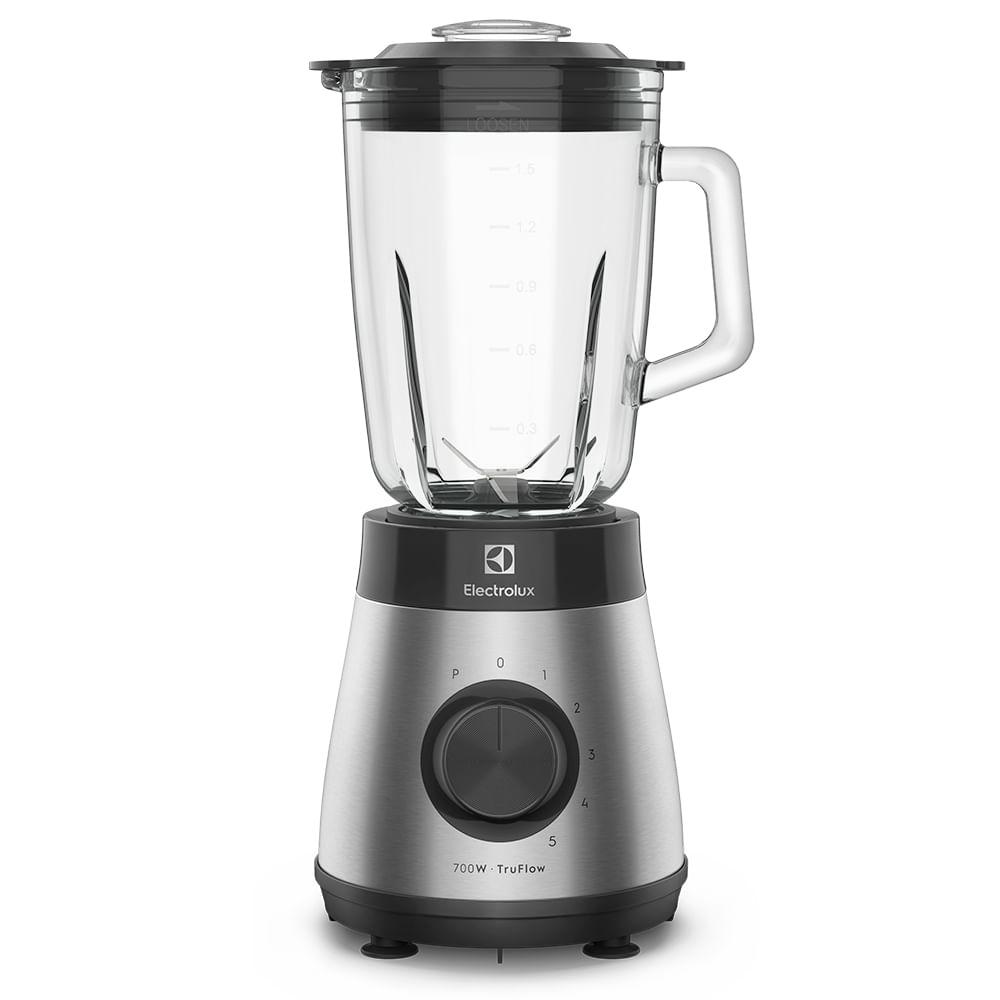 Liquidificador Electrolux 700w 1,5L Experience com Copo de Vidro e Tecnologia TruFlow™  Cor Inox Preto (EBS30) - 3