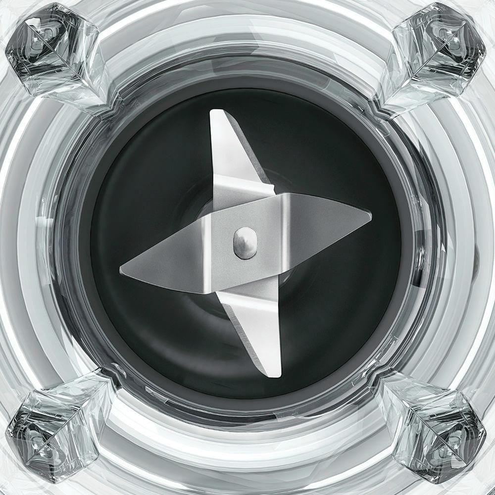 Liquidificador Electrolux 700w 1,5L Experience com Copo de Vidro e Tecnologia TruFlow™  Cor Inox Preto (EBS30) - 5