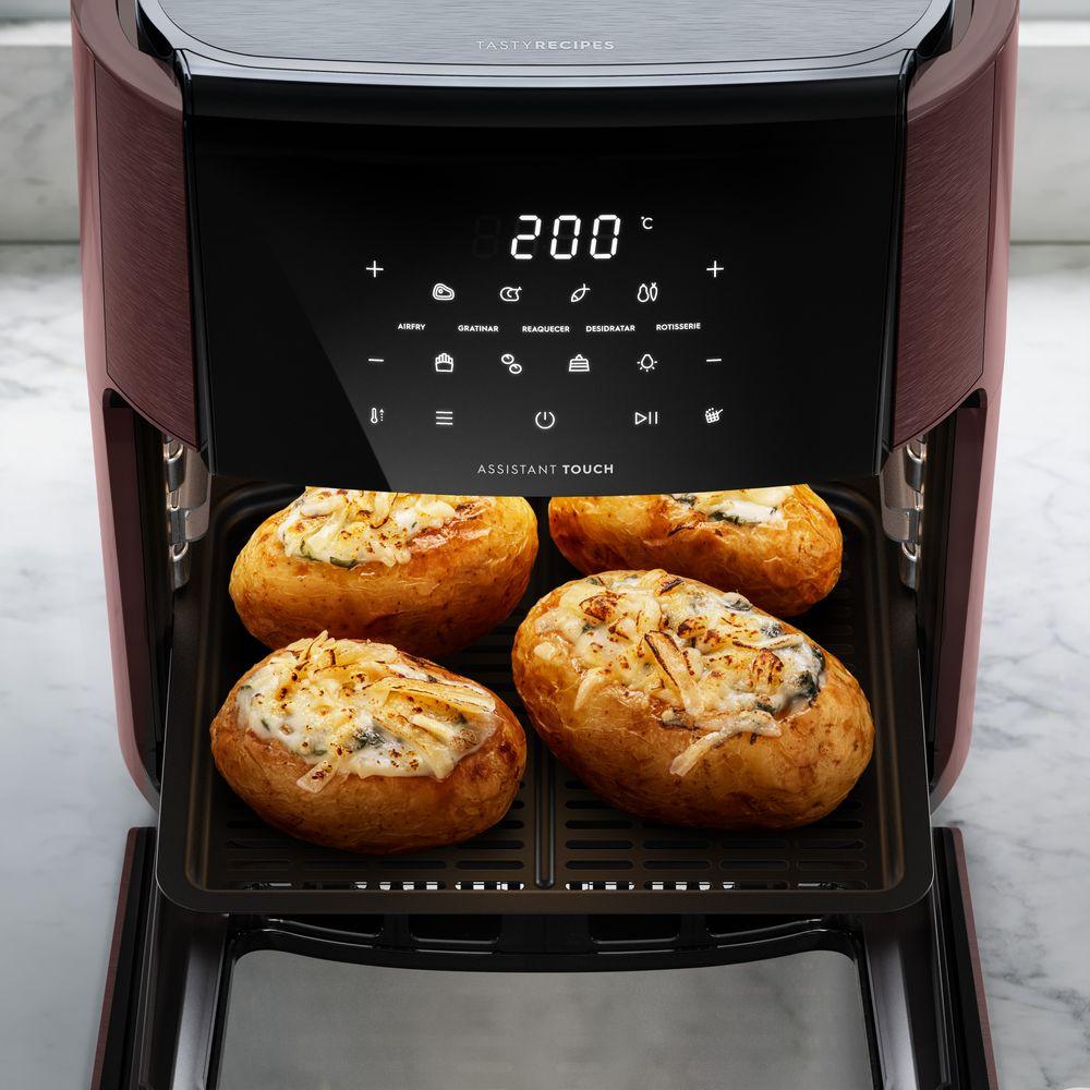 Air Fryer Oven Electrolux Rita Lobo 12L Digital Vermelha c/ Rotisserie e Grelha Antiaderente (EAF91) - 1