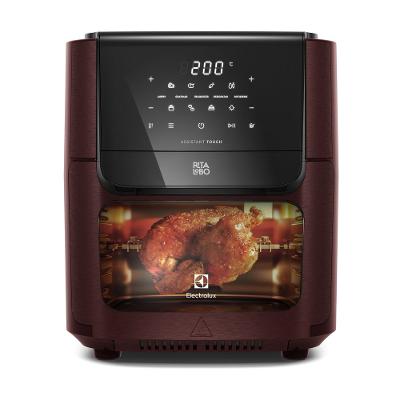 Air Fryer Oven Electrolux Rita Lobo 12L Digital Vermelha c/ Rotisserie e Grelha Antiaderente (EAF91)
