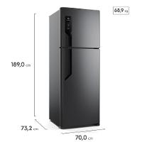 Geladeira Electrolux Frost Free com AutoSense 480L Efficient Duplex Black Inox Look (TF71B) - 2