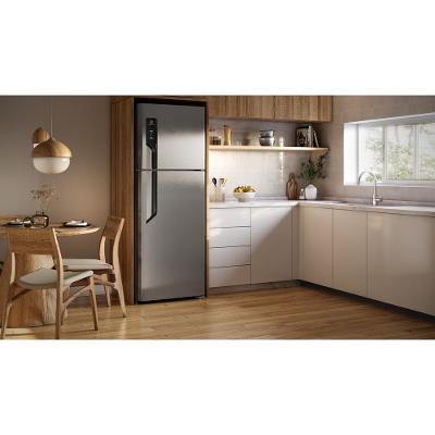 Geladeira Electrolux Frost Free com AutoSense 480L Efficient Duplex Inox Look (TF71S)