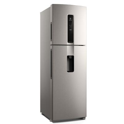Geladeira Electrolux Frost Free Inverter 409L Água na Porta com AutoSense Duplex Inox Look (IW46S)