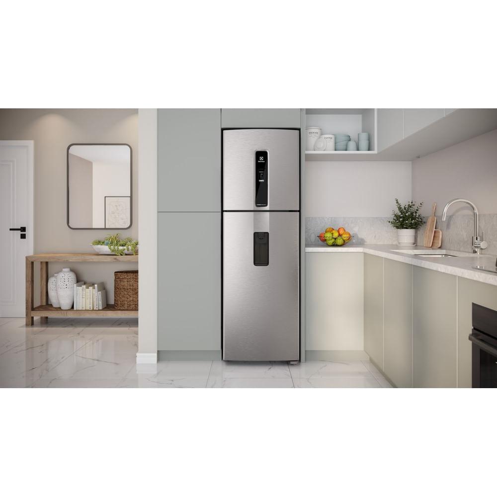 Geladeira Electrolux Frost Free Inverter 409L Água na Porta com AutoSense Duplex Inox Look (IW46S) - 10