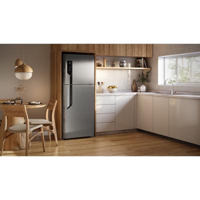Geladeira Electrolux Frost Free 431L Efficient AutoSense Duplex Inox Look (TF70S)