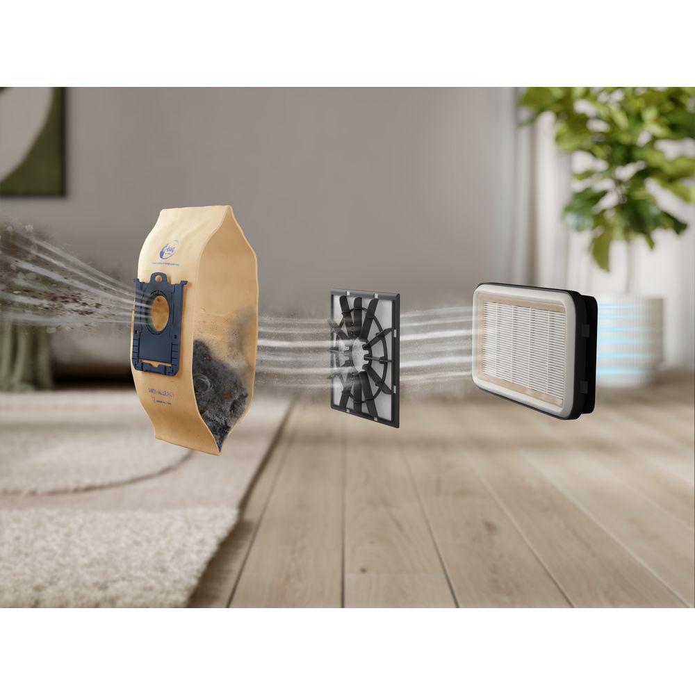 Aspirador de Pó com Saco Electrolux 1800W Compacto Experience Filtro HEPA Azul (EQP40) - 8